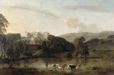 Chirk Castle from the North, Peter Tillemans, 1725